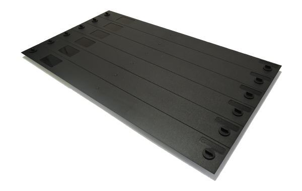 19″ Universal 6RU Modular Blanking Panel (Black)