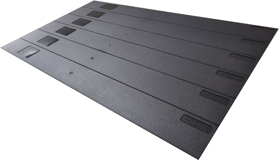 19″ 6RU Modular Blanking Panel (Black)